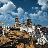 Mega ofrenda en honor a José Guadalupe Posada- Zócalo, CDMX, 2013